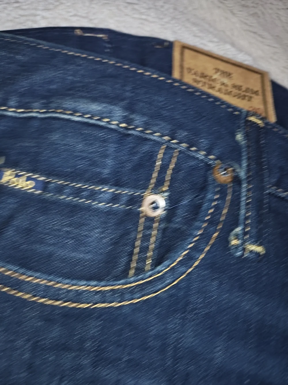 Polo by Ralph Lauren Men's Dark Indigo Bootcut Jeans 38x30